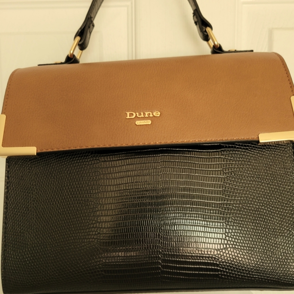 Black and Tan Dune London Handbag